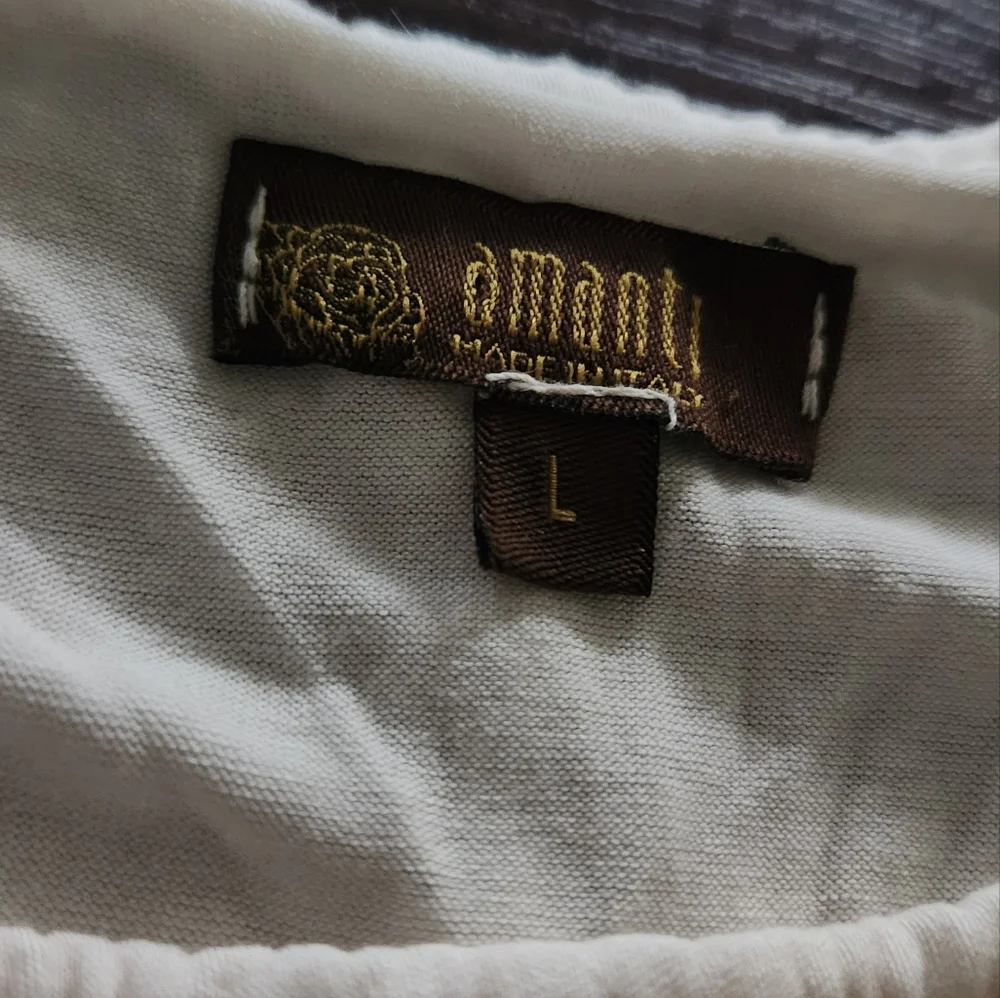 AMANTI SHEER SILK BLOUSE TOP - Picture 8 of 11